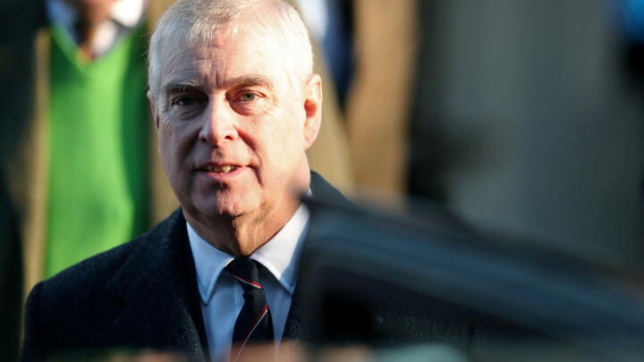 Britain's Prince Andrew leaves St. Mary the Virgin church in Norfolk, UK, January 19, 2020.