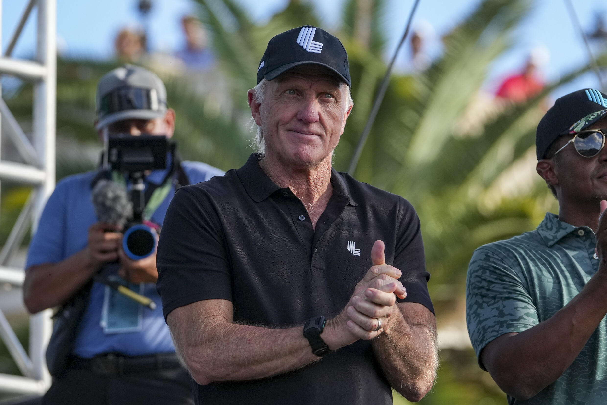 Centre d'attention : Greg Norman, président de LIV Golf