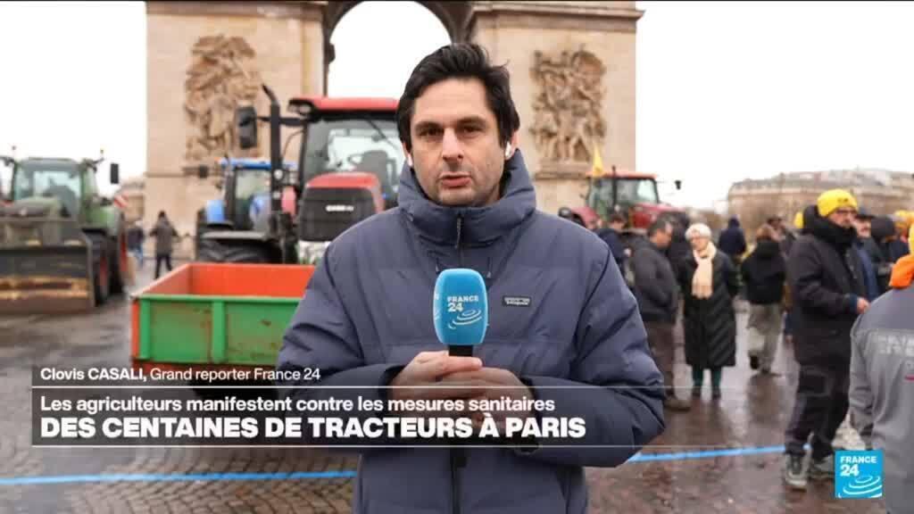 Des tracteurs au cœur de Paris, une action "pas acceptable" pour le gouvernement