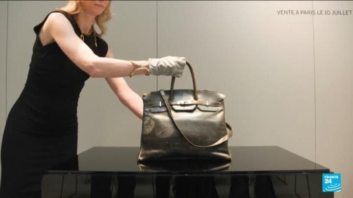 Original Birkin bag sells for record $10 million at Paris auction