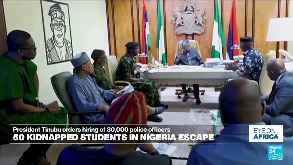 Fifty kidnapped school students in Nigeria escape