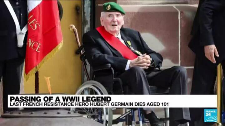 France's last surviving WWII Resistance hero dies aged 101