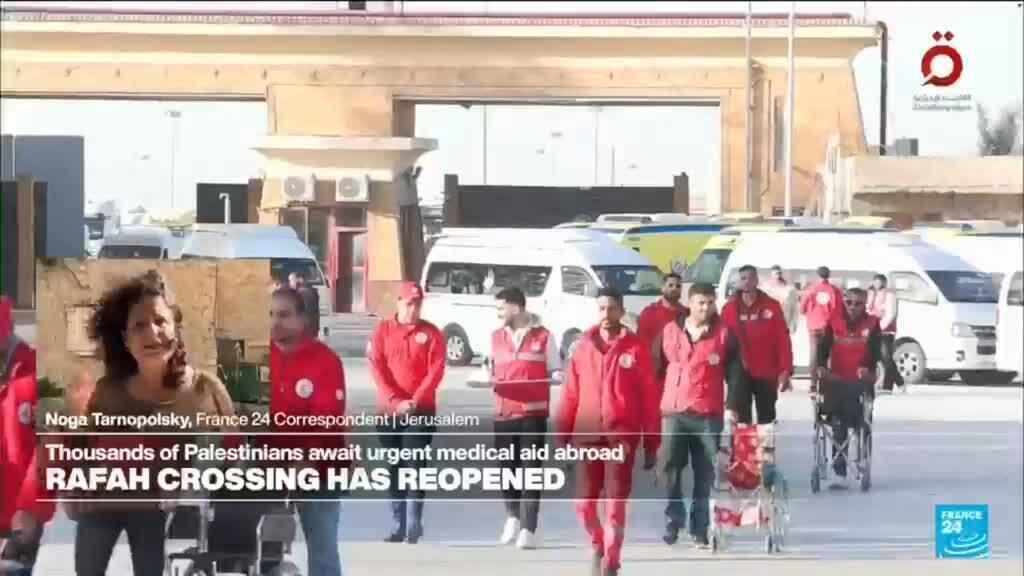 El cruce de Rafah en Gaza reabre de forma limitada tras dos años de guerra