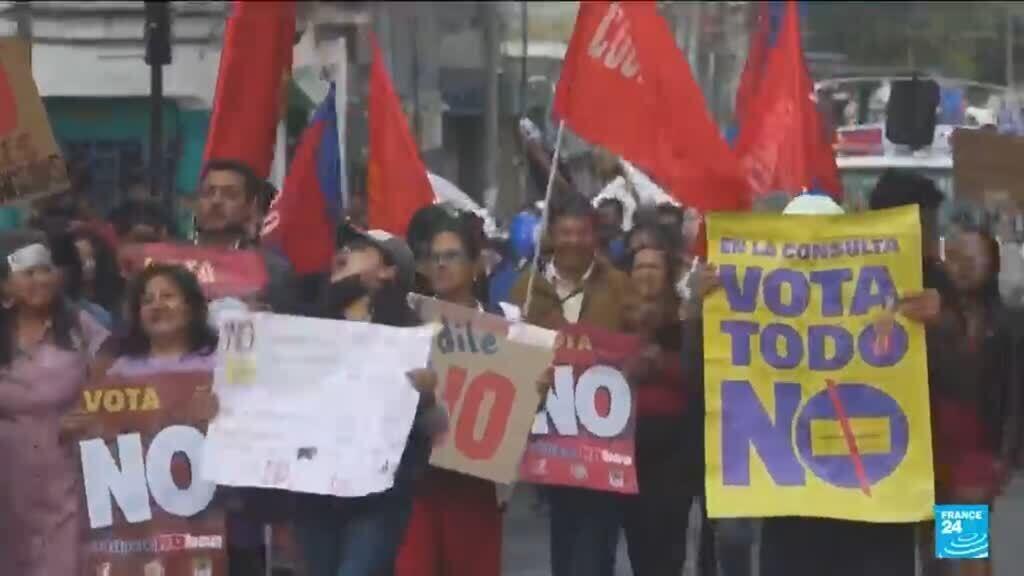 Ecuadorians vote on the return of foreign military bases to their country