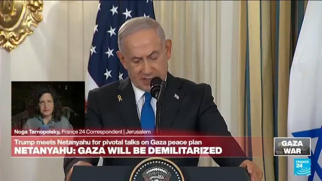 'Harsh' reactions in Israel as Netanyahu says he supports Trump Gaza plan