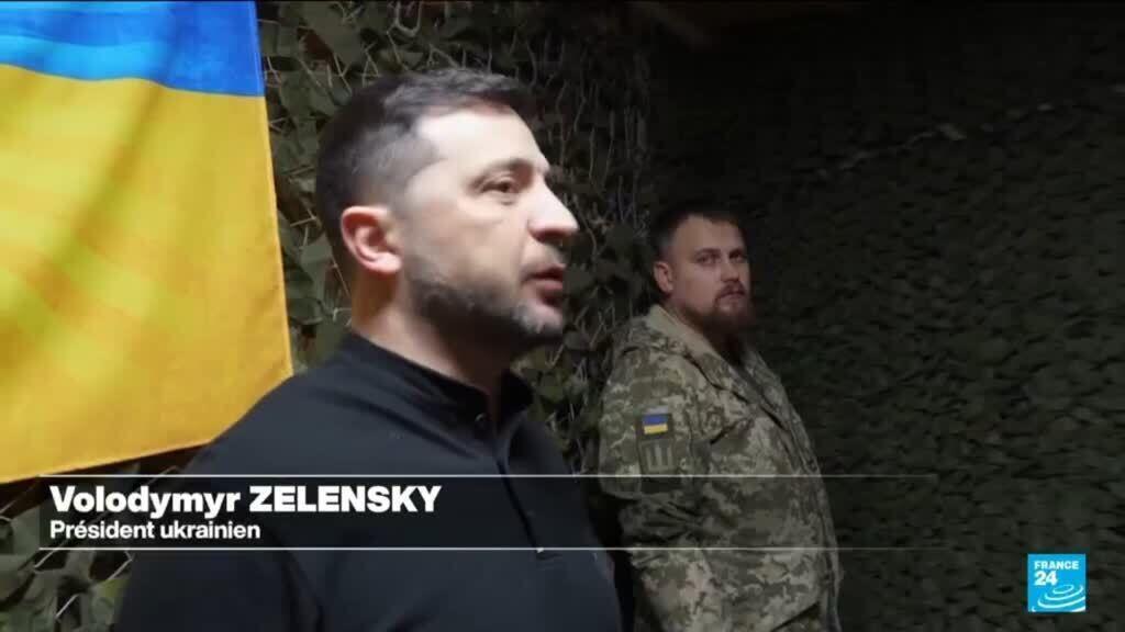 Ukraine : Zelensky effectue une visite auprès des soldats dans la région de Zaporijjia