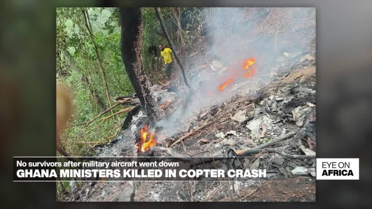 Ghana ministers killed in copter crash