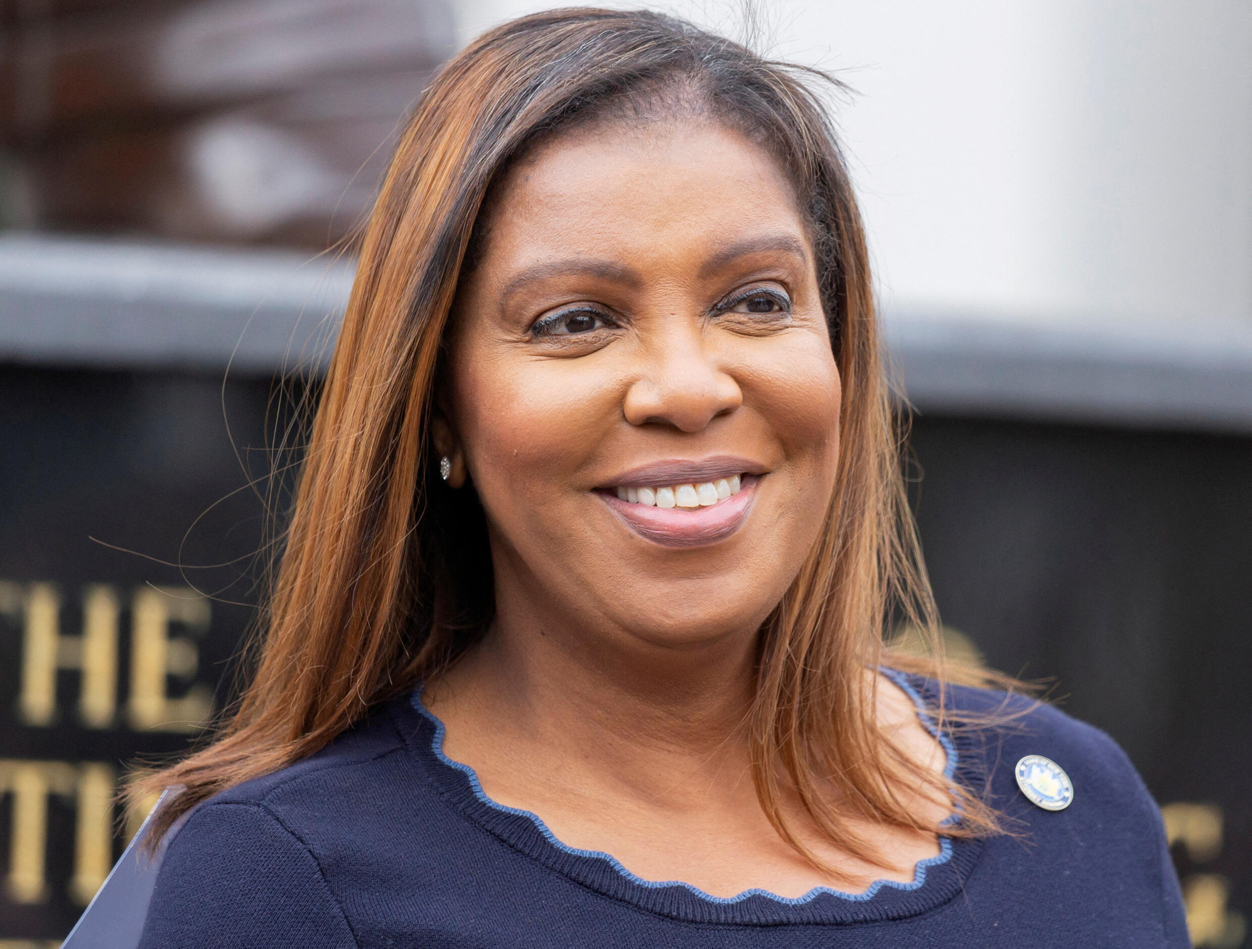 Imagen de archivo. La Fiscal General de Nueva Tork, Letitia James, en la campaña donde persiguió ser candidata demócrata a la Gobernación de Nueva York,