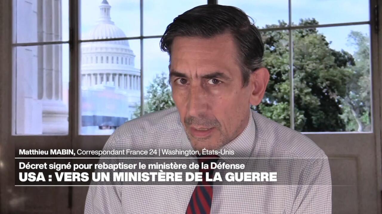Avec son "ministère de la Guerre", Trump veut envoyer un message "de force"