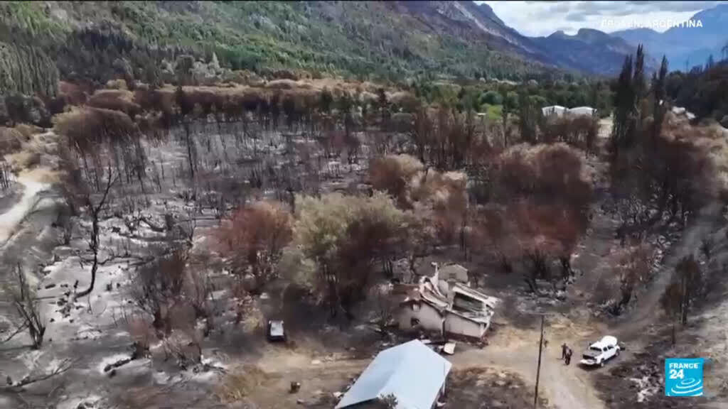 Wildfires ravage Argentina’s Patagonia