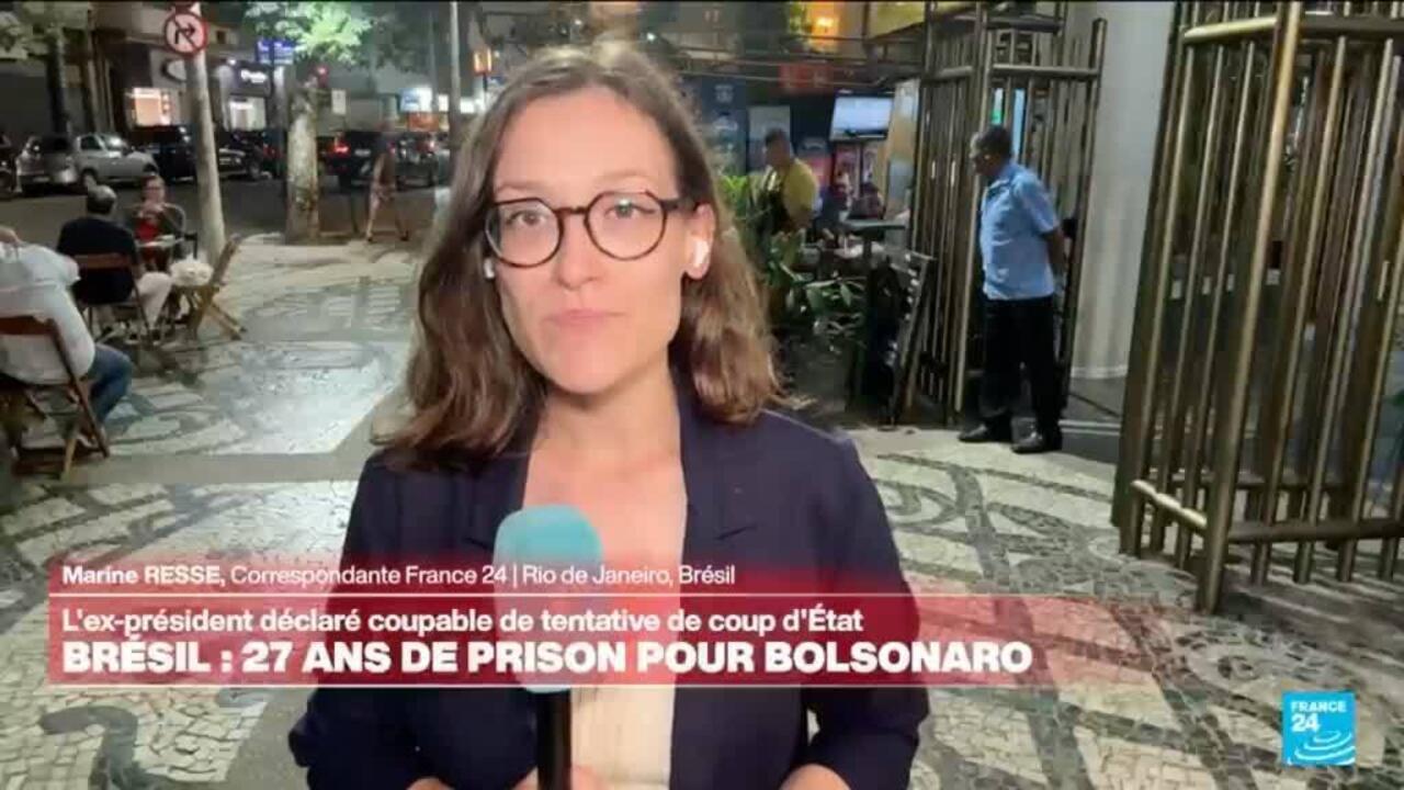 Jair Bolsonaro condamné à 27 ans de prison au terme d'un procès historique