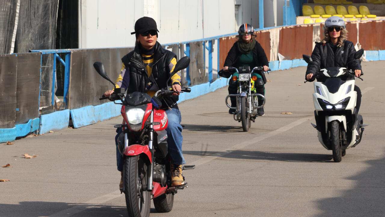 Iran's women bikers take the road despite legal, social obstacles