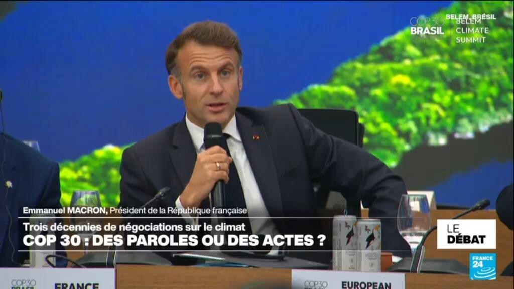 En amont de la COP30, Macron fustige les "prophètes de désordre" et appelle à "protéger la science"