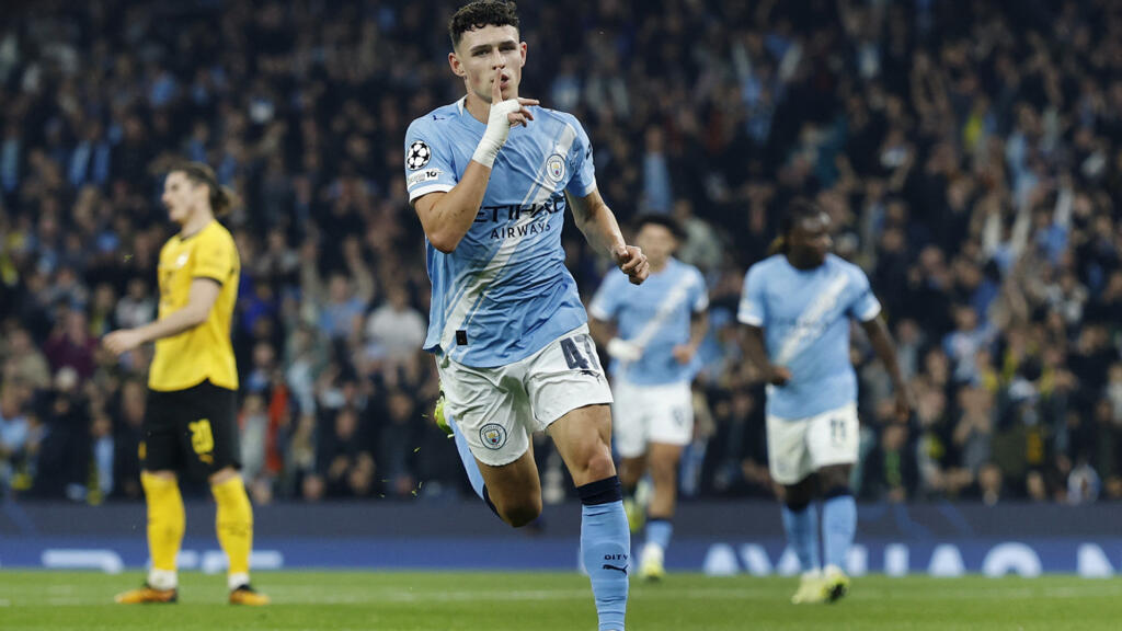 دوري أبطال أوروبا: هالاند وفودن يقودان اكتساح مانشستر سيتي لدورتموند وبرشلونة يتعادل مع بروج