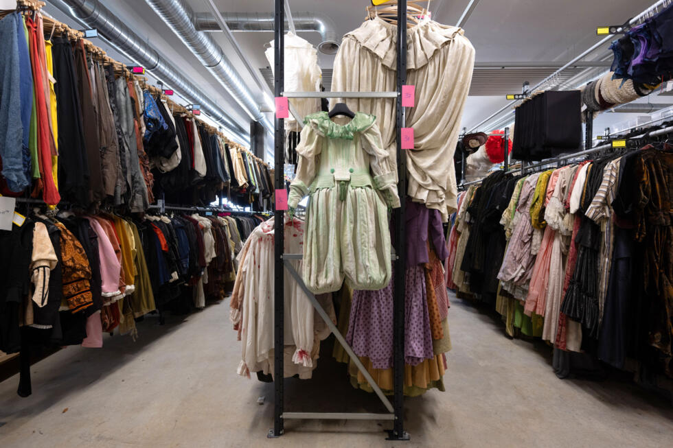 The children's costume created by Ezio Toffolutti is one of the items from the big productions. on sale February 14 and 15 with prices ranging from $6.50 to $650