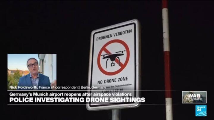 German police investigates drone sightings after airspace violations
