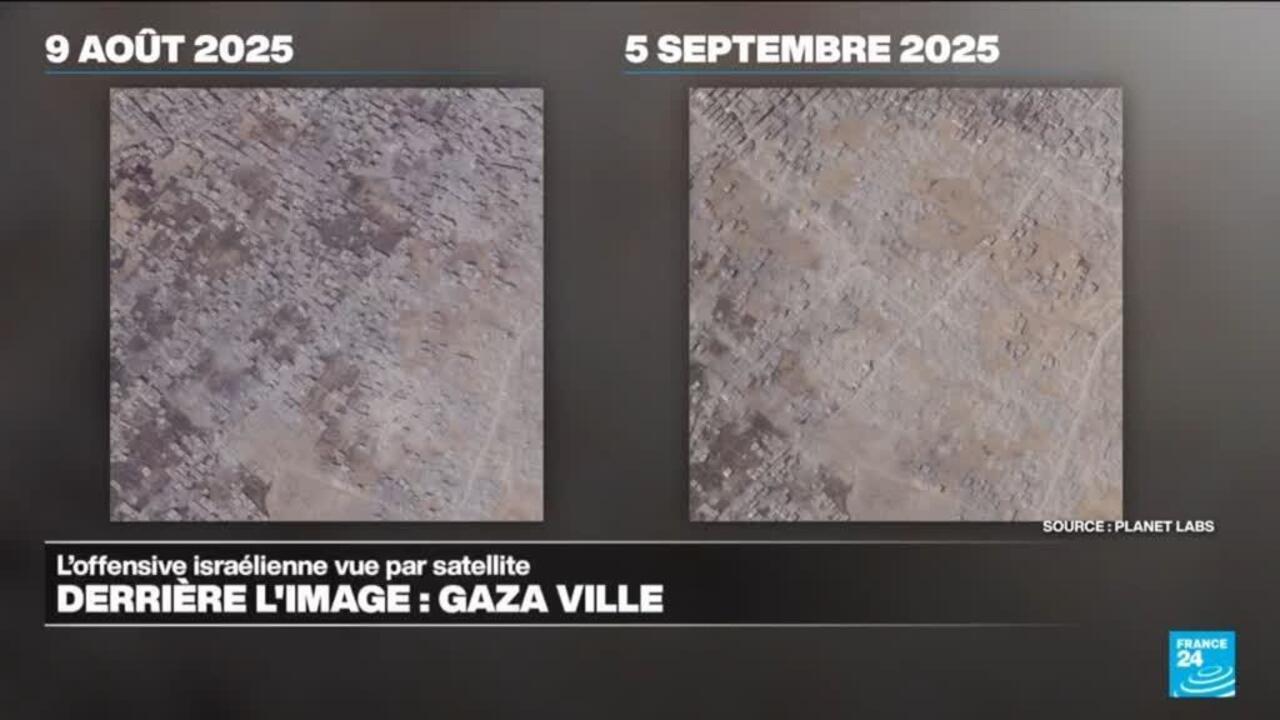 Derrière l'image : l’offensive israélienne vue par satellite à Gaza-ville