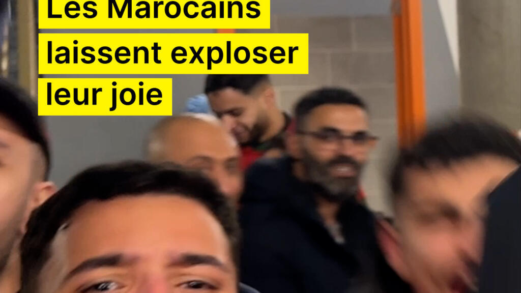 CAN 2025 : les Marocains laissent exploser leur joie après la victoire contre le Cameroun