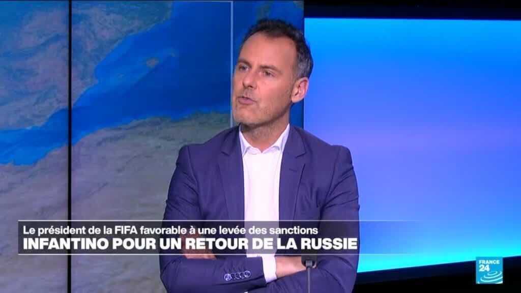 Fifa : Infantino pour un retour de la Russie sur le terrain