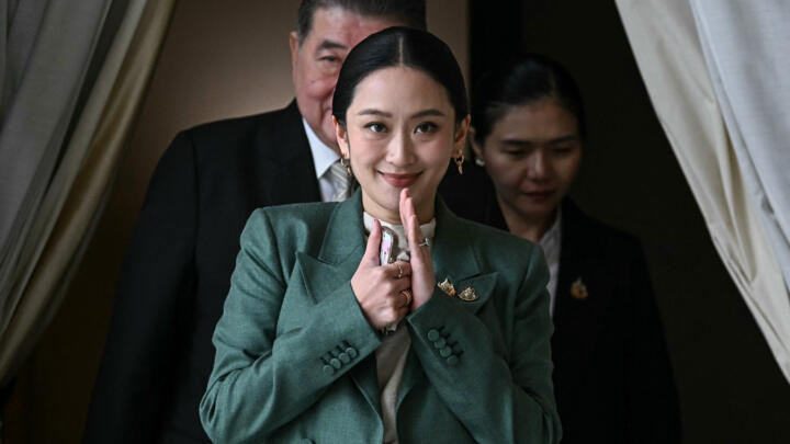 Thai Prime Minister Paetongtarn Shinawatra seen at Government House after her suspension by the Constitutional Court in Bangkok on July 1, 2025.
