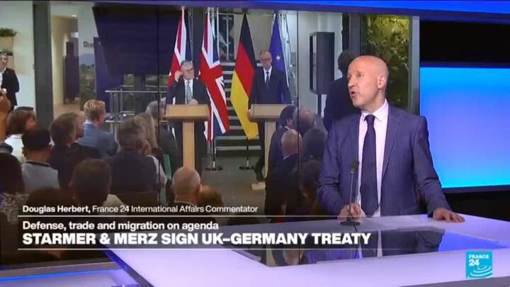 Starmer and Merz sign UK-Germany treaty