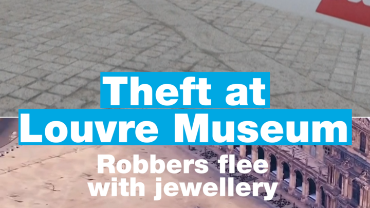 Theft at Louvre Museum: Robbers flee with jewellery in spectacular burglary