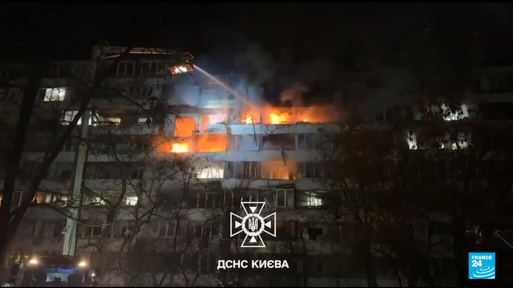 Ukraine : sept morts dans des frappes sur Kiev