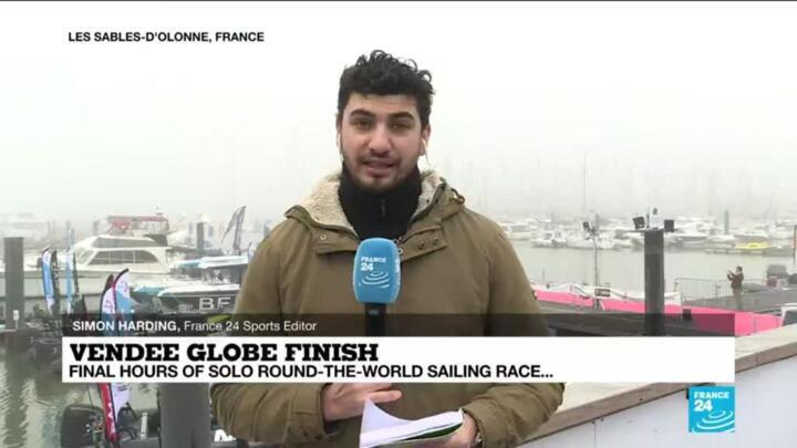 Vendée Globe finish: Final hours of solo round-the-world sailing race
