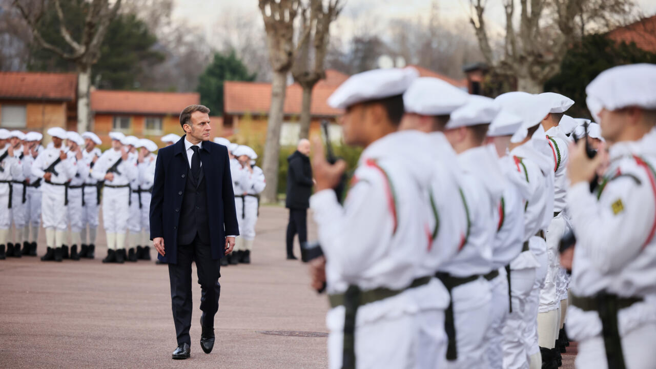 French military service announcement by President Macron