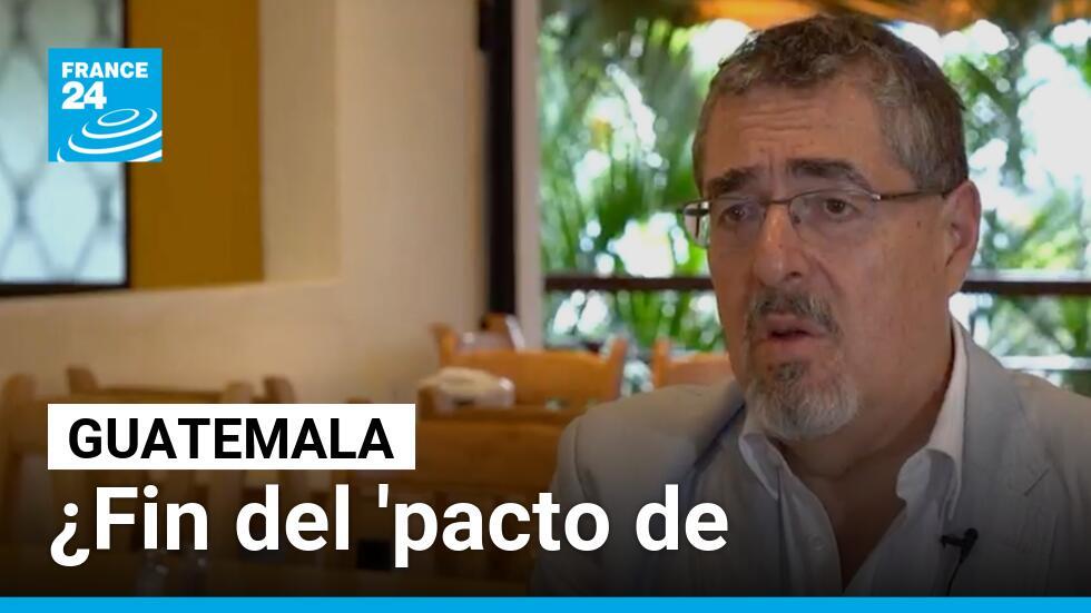 "Estamos sufriendo una persecución política": Bernardo Arévalo, presidente electo de Guatemala.