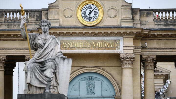 View of the National Assembly as lawmakers debate on a draft 2026 Budget Bill in Paris, France, October 28, 2025.
