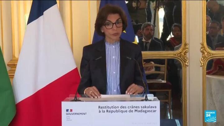 France returns three skulls to Madagascar, a former colony