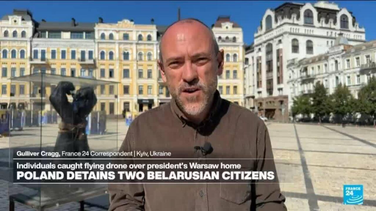 Poland detains 2 Belarusian citizens flying drone over president's residence