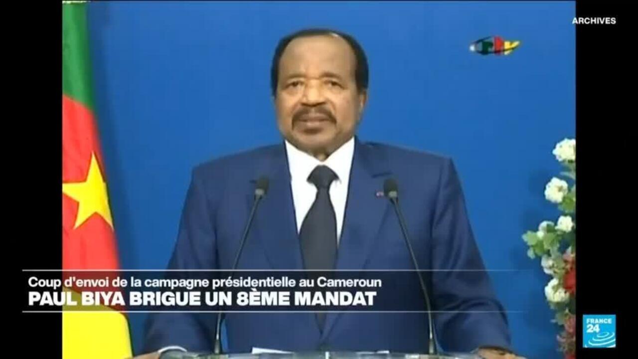 Présidentielle au Cameroun: Paul Biya brigue un 8ème mandat à 92 ans