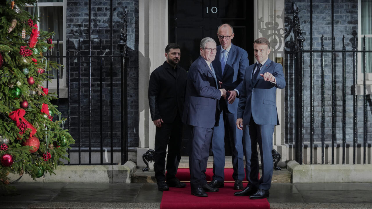 European allies back Zelensky at London talks after criticism from Trump - France 24