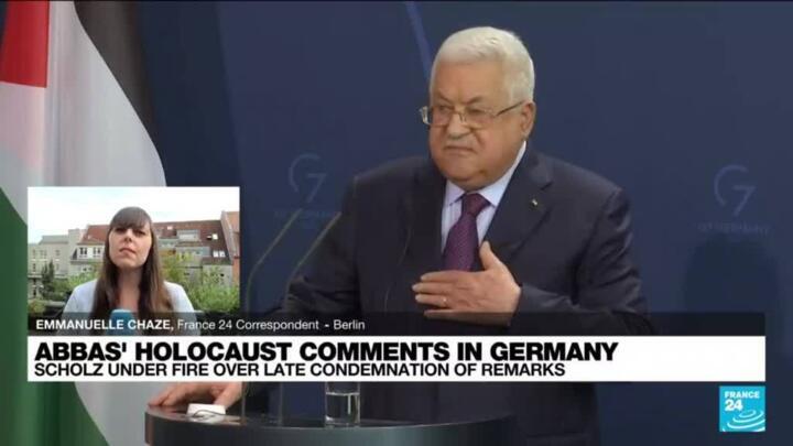 German leader condemns Abbas' '50 Holocausts' remark