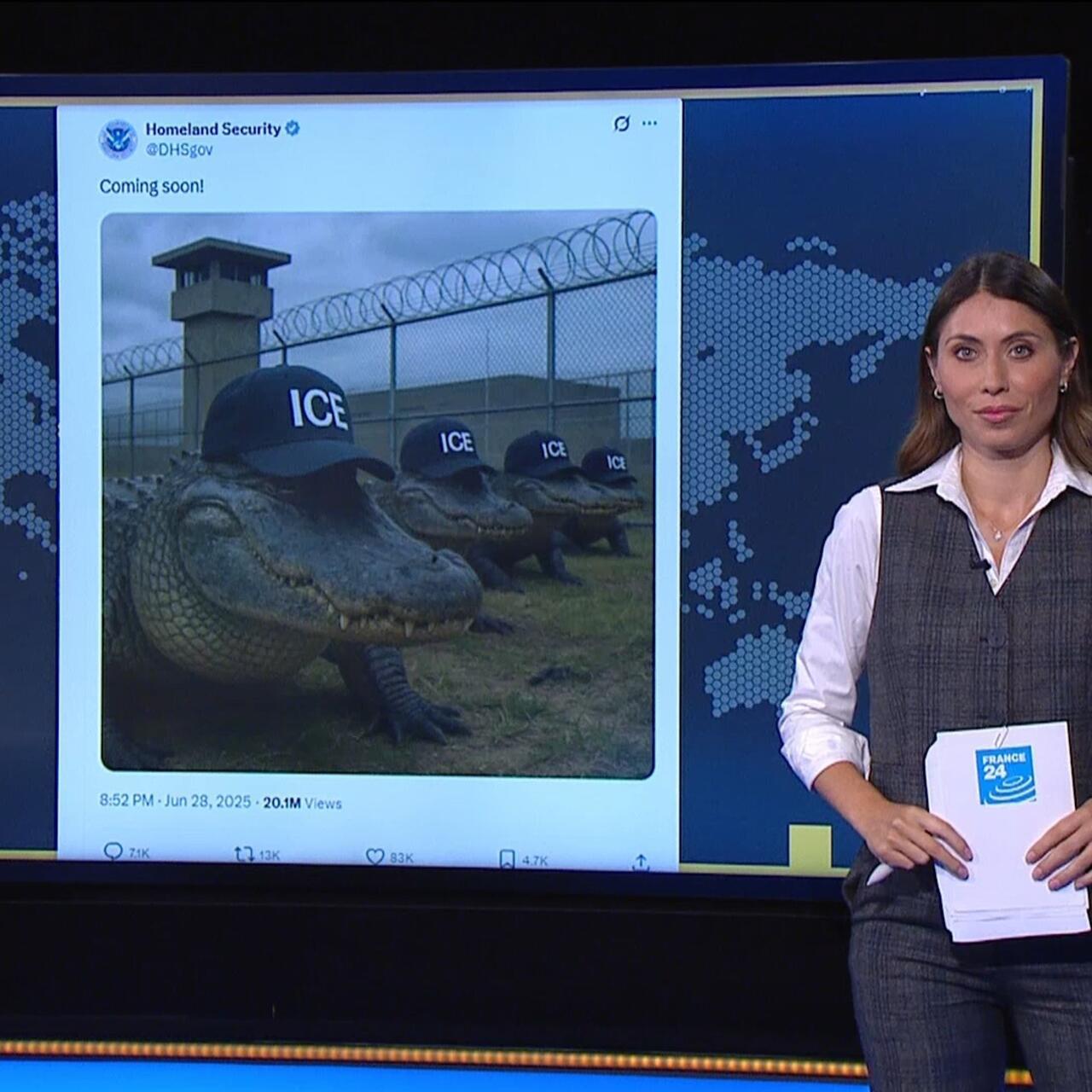 Alligator Alcatraz': Yes, US Homeland Security posted AI photo of