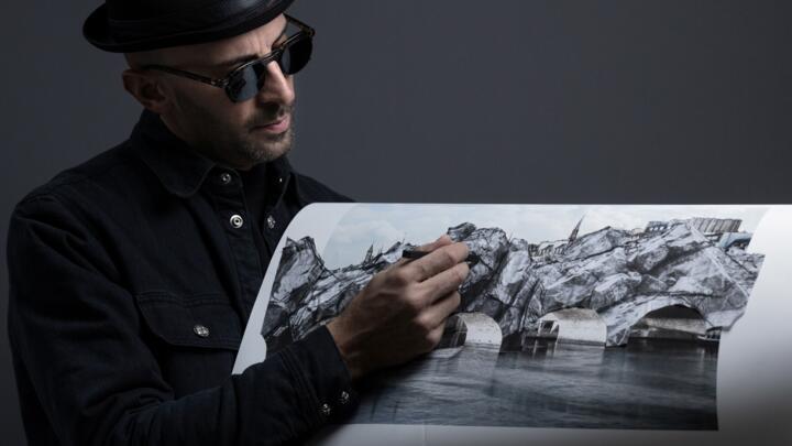 'You will be completely lost in terms of your sense of direction and reference points in relation to the outside world,' JR told AFP