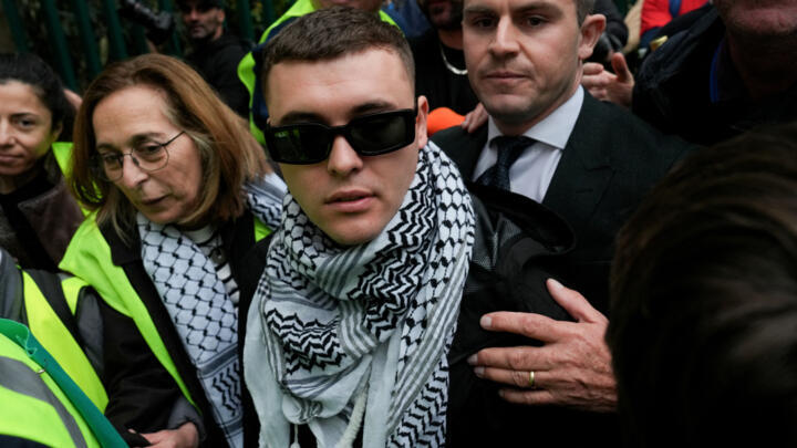 Liam O'Hanna leaves Woolwich Crown Court in southeast London on September 26, 2025.