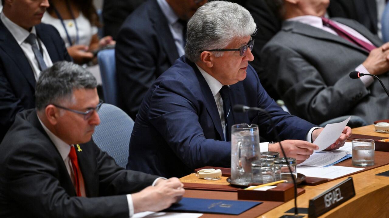 Miroslav Jenca, Assistant Secretary General for Europe, Central Asia and the Americas, speaks at United Nations headquarters on August 5, 2025 in New York.