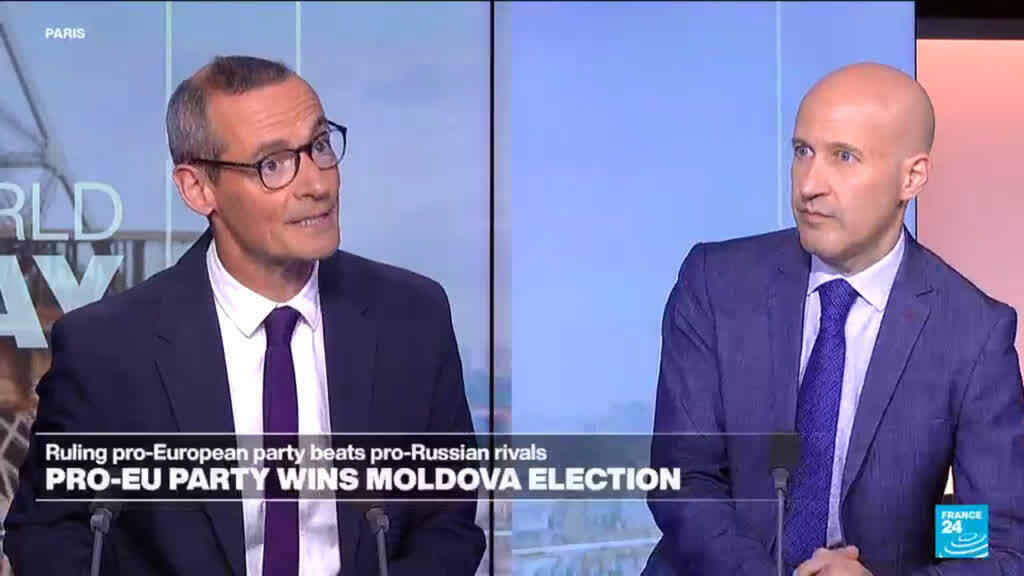 Moldova’s ruling pro-EU party wins election marred by claims of Russian meddling