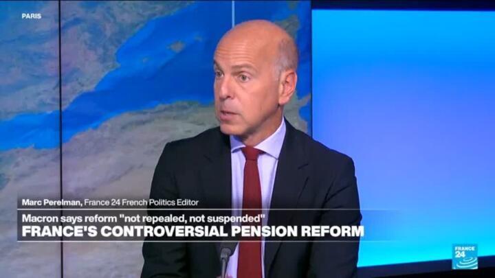 French President trying to show he also 'exists in France' amidst confusion over pension reform