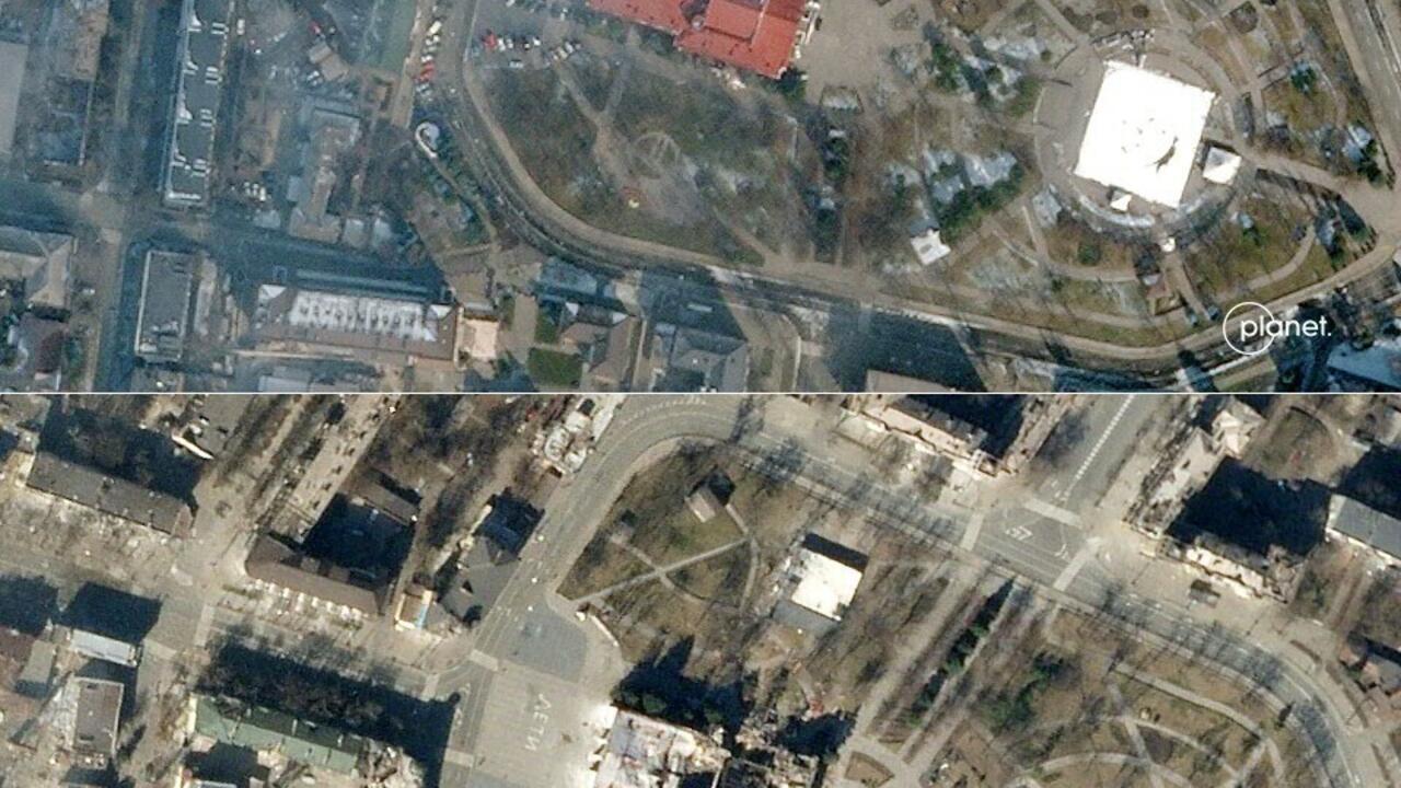 مسرح ماريوبول في شرق أوكرانيا يعيد فتح أبوابه بعدما دمّرته الحرب