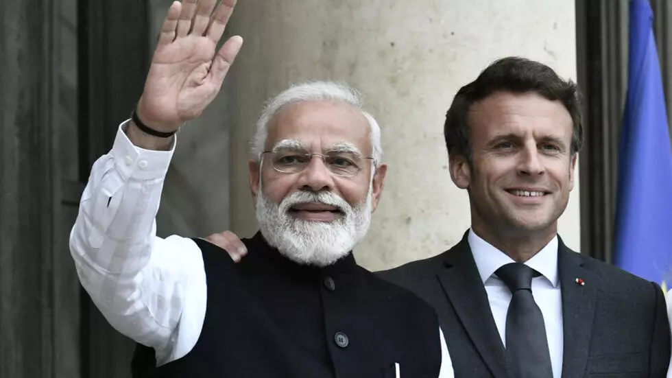 NEW PARTNERSHIP BETWEEN EU AND INDIA — WHILE THE U.S. IS MORE ISOLATED THAN EVER: Prime Minister Modi joins French President Macron on Bastille Day 🥳