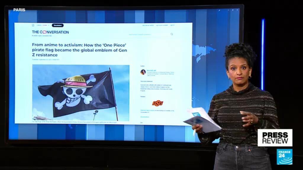 One Piece's pirate flag, a defining symbol of worldwide Gen Z resistance