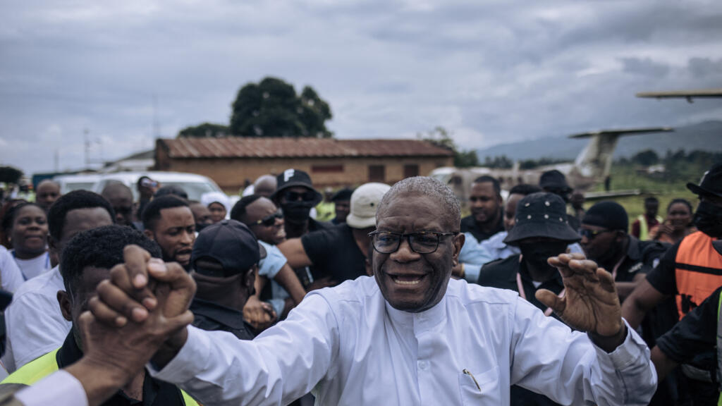 DR Congo's Nobel Prize winner Mukwege stages large presidential campaign rally