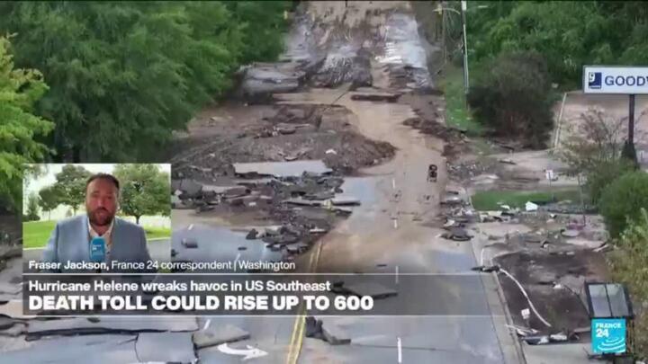 Hurricane Helene toll could hit 600: US homeland security chief