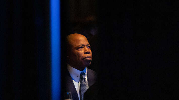 Eric Adams in New York, January 30, 2025.