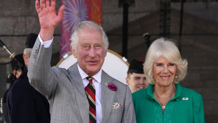 Le roi Charles III et la reine Camilla le 25 mai 2023 en Irlande du Nord.