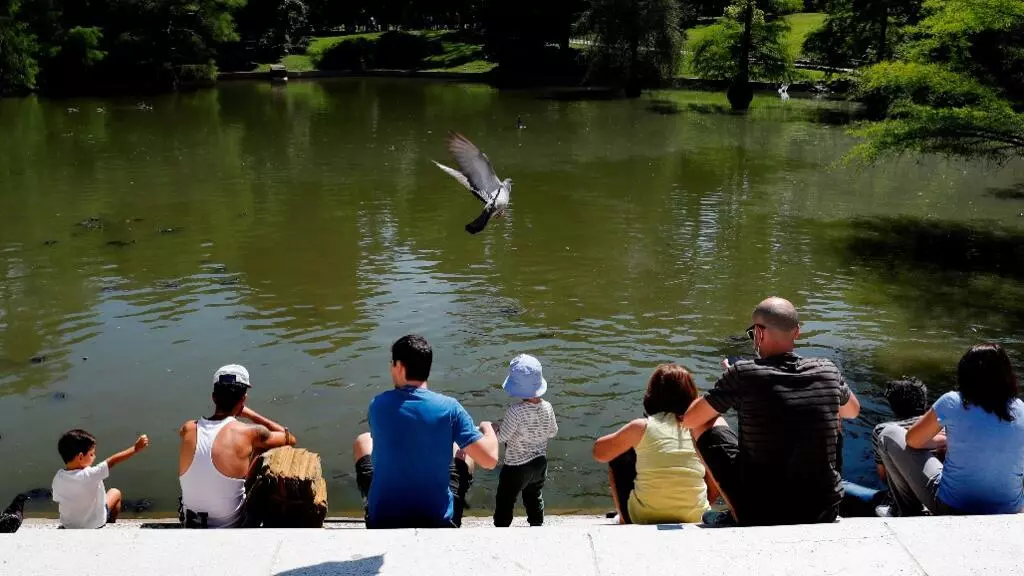 Vista del ambiente en el madrileño Parque de El Retiro. La mitad de la población española se prepara para entrar en la fase definitiva de la desescalada y la otra mitad, entre las que se encuentra Madrid, para avanzar a la fase 2 con una transmisión del virus cada vez más baja y con los sistemas de detección precoz pendientes de posibles rebrotes.